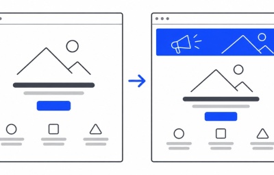 wordpress-seo-optimalizace-1 Ilustrace posunu obsahu webové stránky dolů po načtení reklamního banneru